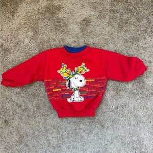 Baby Snoopy Red Sweatshirt 6-8 Months